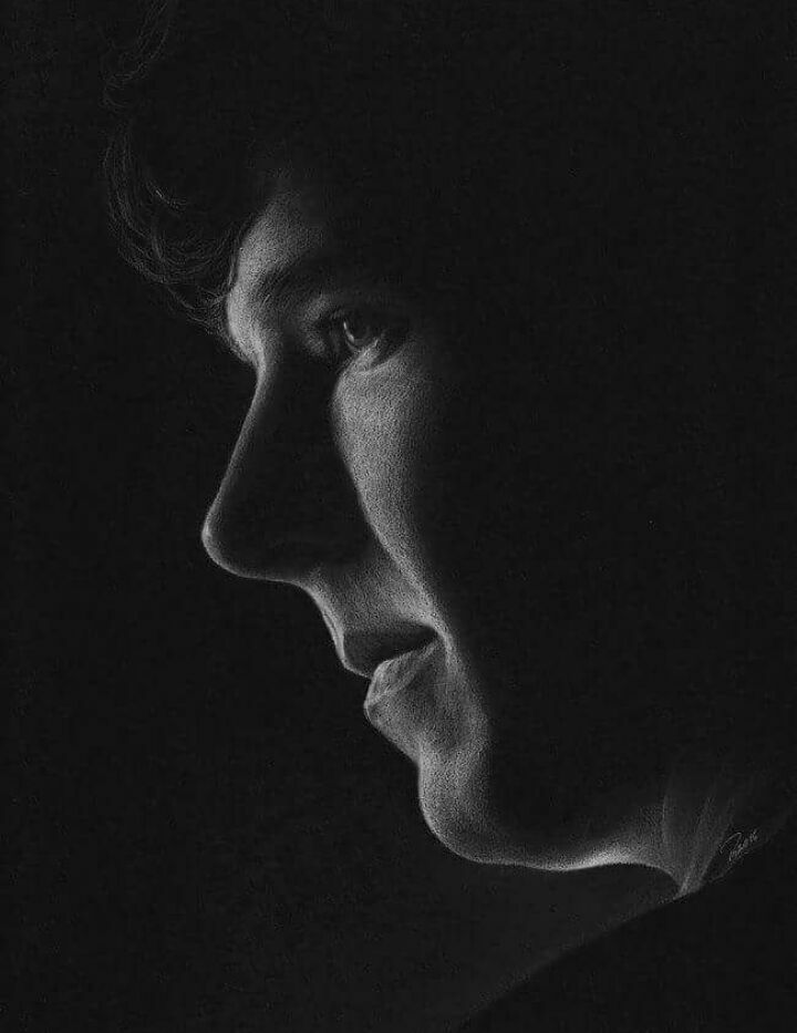 آموزش نقاشی سیاه قلم